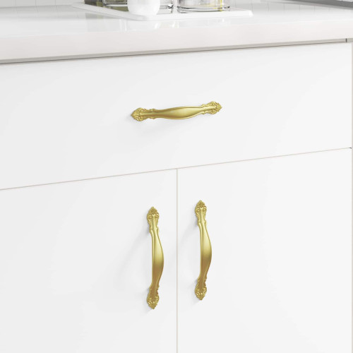vidaXL Handtag 923 pcs Guld Zinklegering