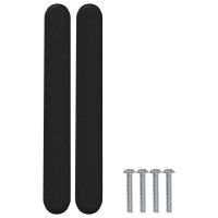 Produktbild för Skåphandtag 474 pcs Svart 121 x 16.6 x 28.3 mm Järn
