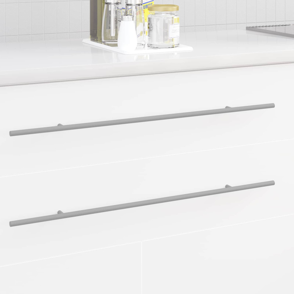 Produktbild för Skåphandtag 2 pcs Silver 700mm Rostfritt stål