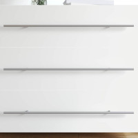Produktbild för Skåphandtag 2 pcs Silver 700mm Rostfritt stål