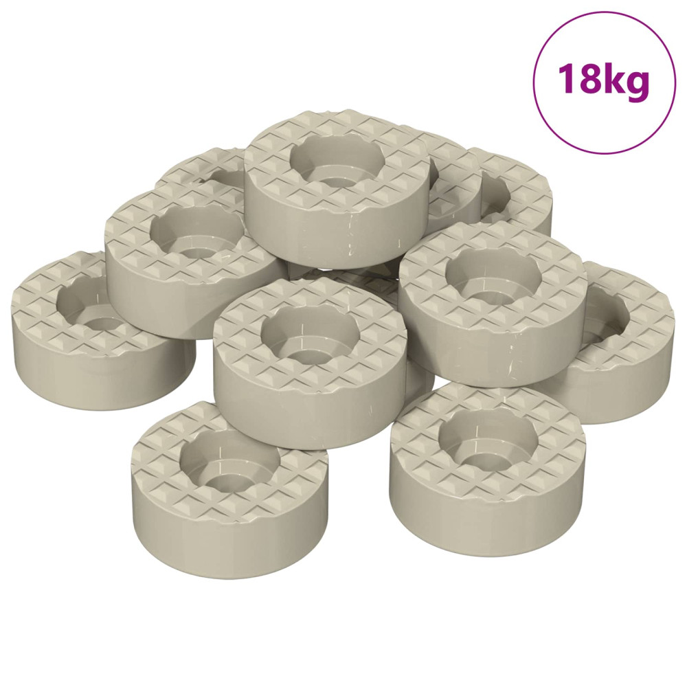 Produktbild för Stolsben golvvårdare 18000 pcs Transparent Ø 15 x 16 mm PVC