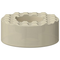 Produktbild för Stolsben golvvårdare 18000 pcs Transparent Ø 15 x 16 mm PVC