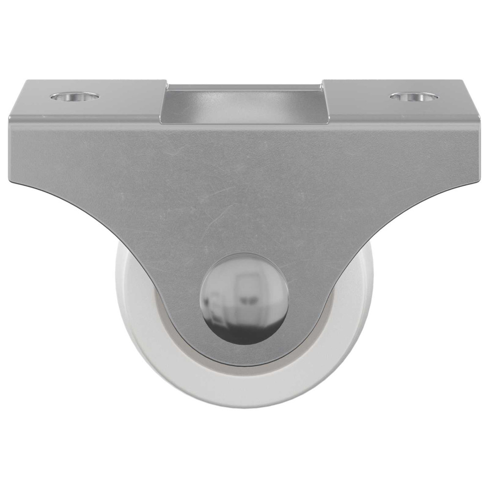 Produktbild för Hjul 2 pcs Vit 42 x 11,5 x 29 mm Järn