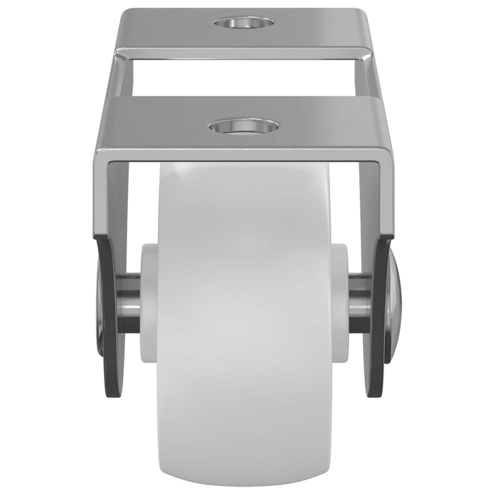 Produktbild för Hjul 2 pcs Vit 42 x 11,5 x 29 mm Järn
