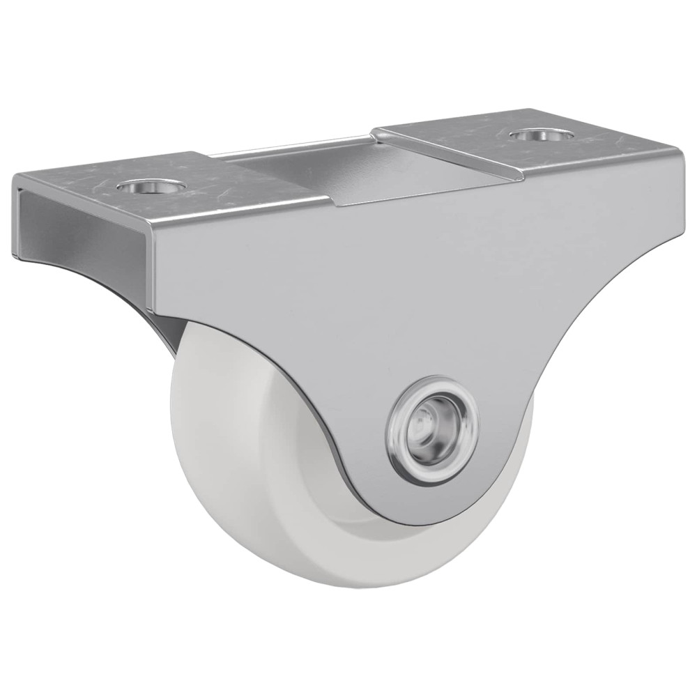 Produktbild för Hjul 2 pcs Vit 42 x 11,5 x 29 mm Järn