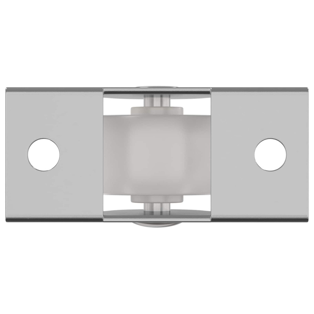 Produktbild för Hjul 2 pcs Vit 42 x 11,5 x 29 mm Järn
