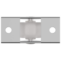 Produktbild för Hjul 2 pcs Vit 42 x 11,5 x 29 mm Järn