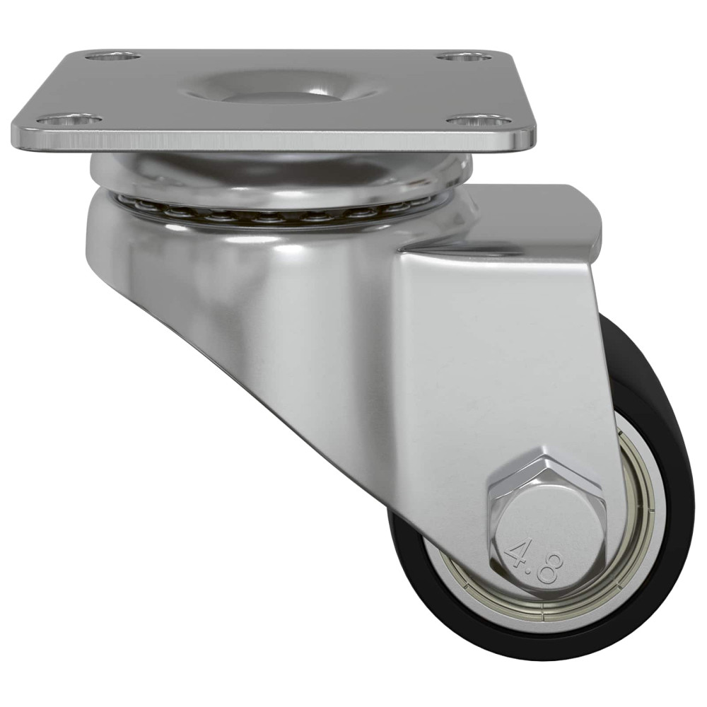 Produktbild för Hjul 12 pcs Silver 44,1 x 44,1 x 1,95 mm Nylon