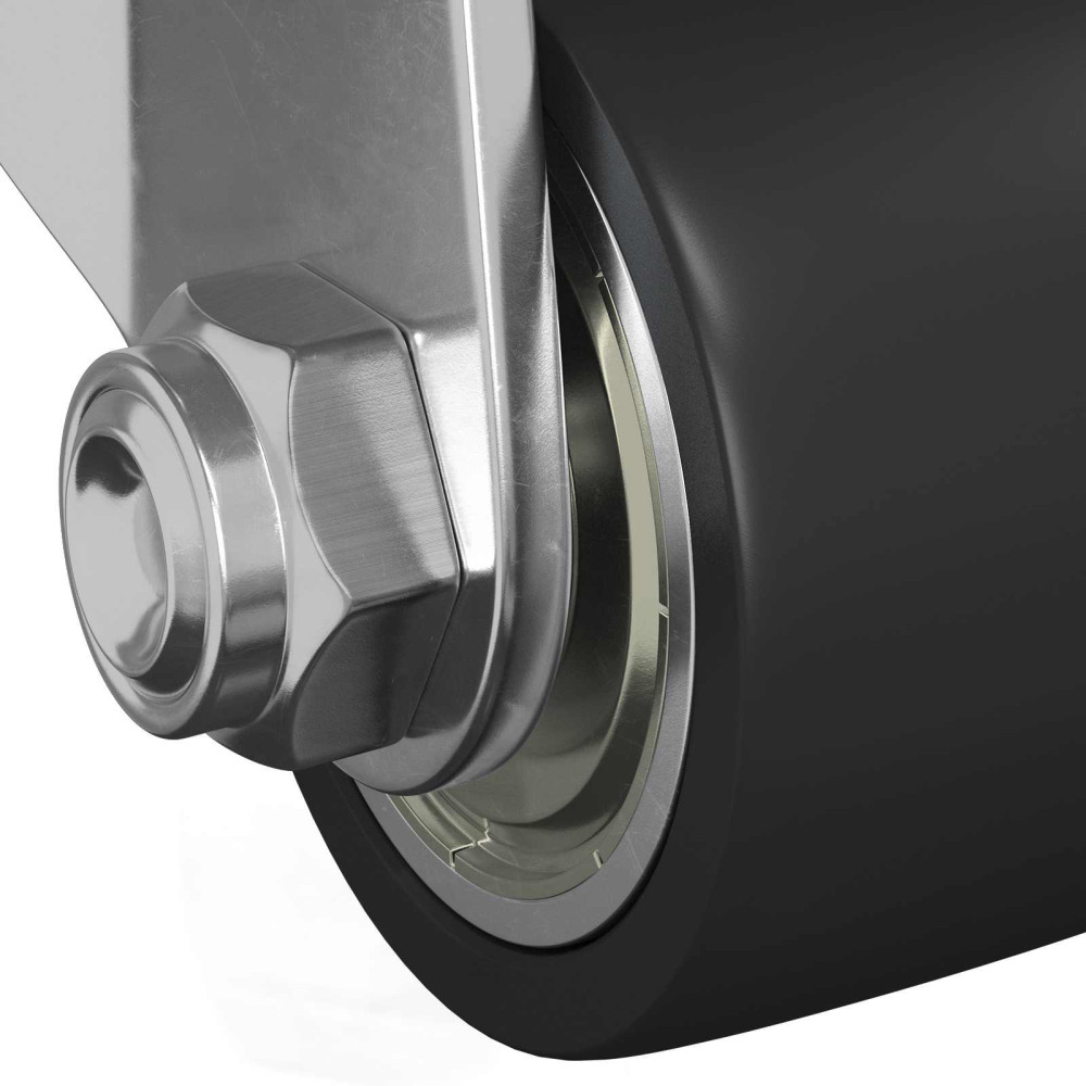 Produktbild för Hjul 12 pcs Silver 44,1 x 44,1 x 1,95 mm Nylon