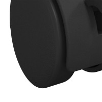 Produktbild för Kastor 12 pcs Svart 39,5 x 39,5 x 37,8 mm Järn och Polypropen