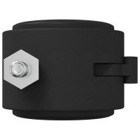 Produktbild för Hjul 2 pcs Svart och Silver 40,1 x 40,1 x 37,8 mm Järn och PP