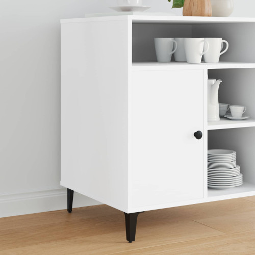 vidaXL Möbelfötter 2 pcs Svart 54,1 x 54,1 x 100 mm Järn