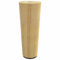 Produktbild för Möbelfötter 2 pcs Brun Ø 44 x 100 mm Massiv Eukalyptus Trä