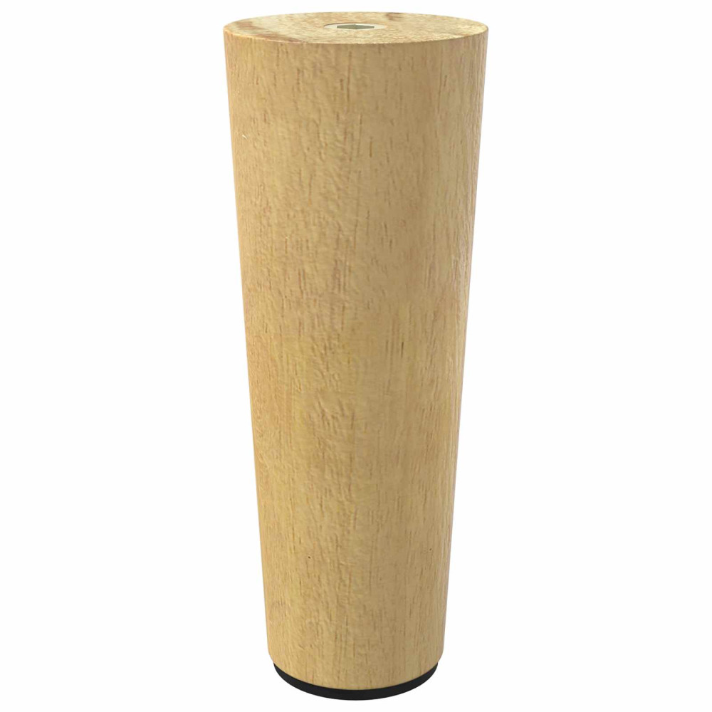 Produktbild för Möbelfötter 2 pcs Brun Ø 44 x 100 mm Massiv Eukalyptus Trä