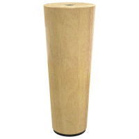 Produktbild för Möbelfötter 2 pcs Brun Ø 44 x 100 mm Massiv Eukalyptus Trä