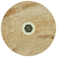 Produktbild för Möbelfötter 2 pcs Brun Ø 44 x 100 mm Massiv Eukalyptus Trä