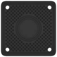 Produktbild för Möbelfötter Justerbar 2 pcs Vit 64 x 64 x 100 mm PP