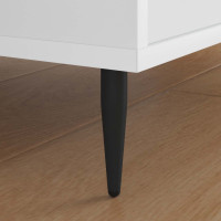 Produktbild för Möbelfötter 2 pcs Svart Ø 40 x 98 mm Järn