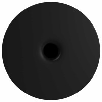 Produktbild för Möbelfötter 2 pcs Svart Ø 40 x 98 mm Järn