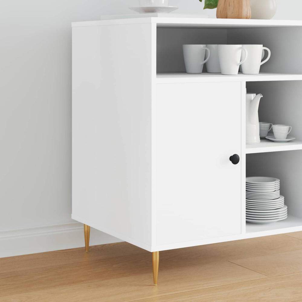 Produktbild för Stående Fötter 2 pcs Guld 98 x 40 mm Järn