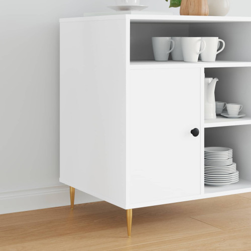 vidaXL Stående Fötter 2 pcs Guld 98 x 40 mm Järn