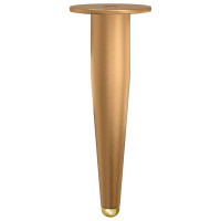 Produktbild för Stående Fötter 2 pcs Guld 98 x 40 mm Järn