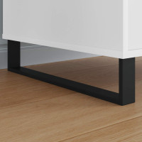 Produktbild för Möbelfötter 12 pcs Svart 481 x 40,5 x 100 mm Järn