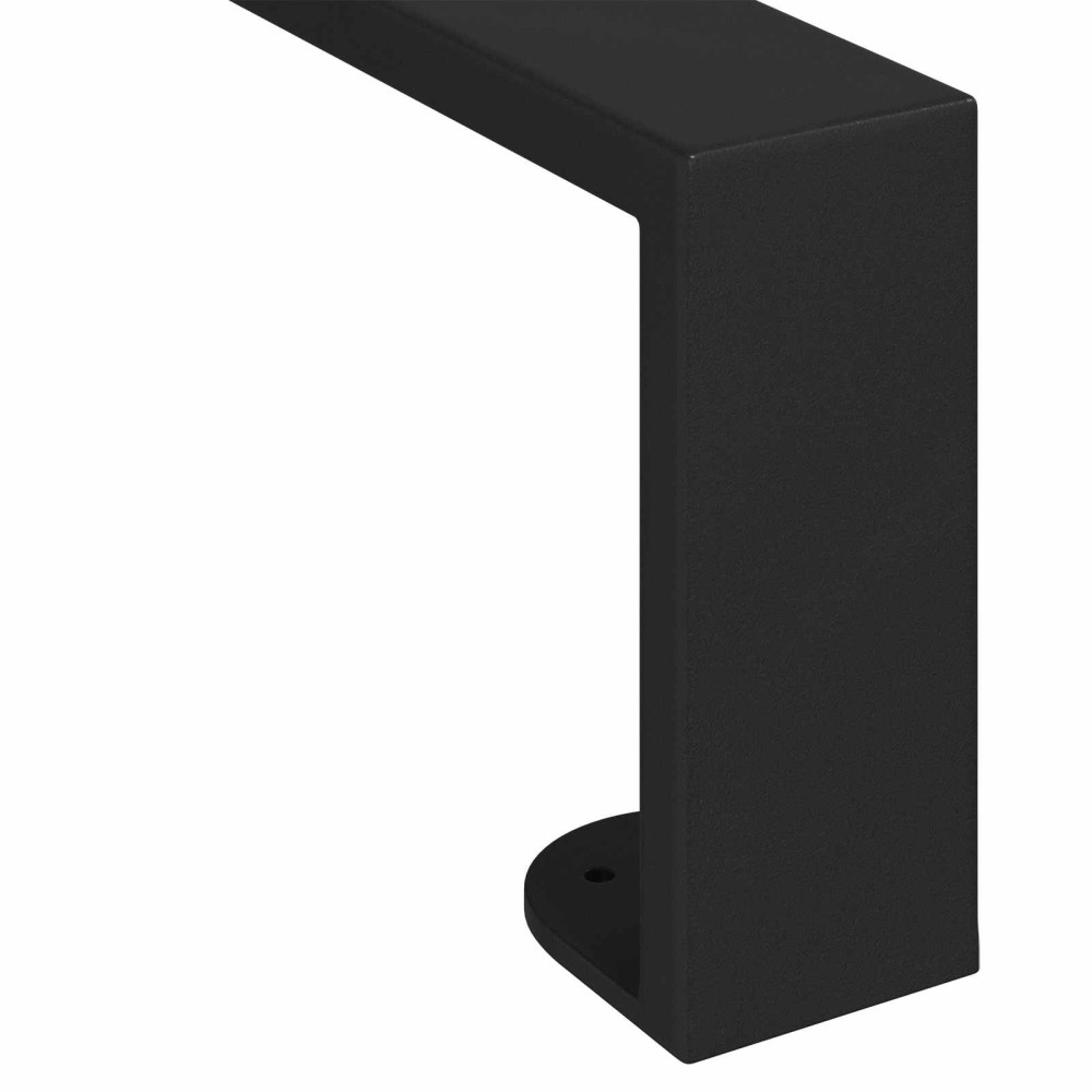 Produktbild för Möbelfötter 12 pcs Svart 481 x 40,5 x 100 mm Järn