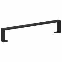 Produktbild för Möbelfötter 2 pcs Svart 546 x 40,5 x 100 mm Järn