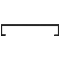 Produktbild för Möbelfötter 12 pcs Svart 546 x 40,5 x 100 mm Järn