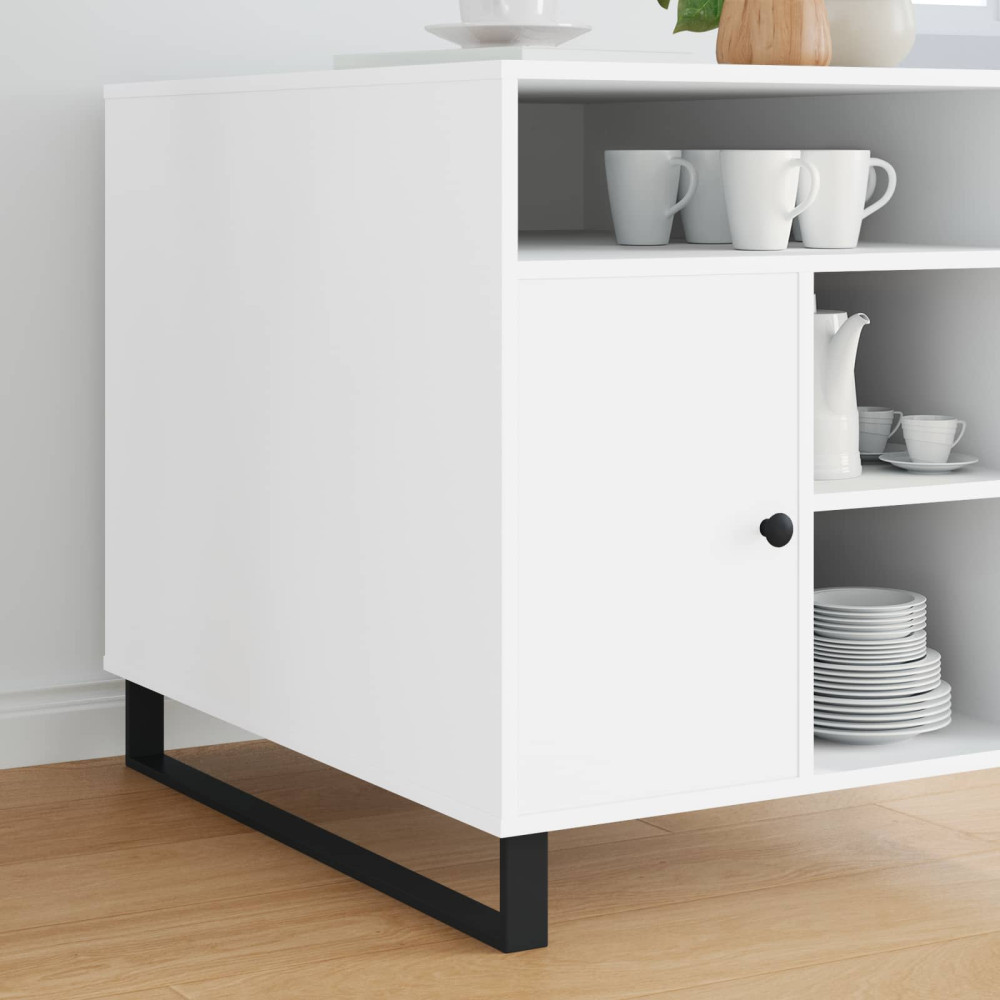 Produktbild för Möbelfötter 12 pcs Svart 796 x 40,5 x 100 mm Järn