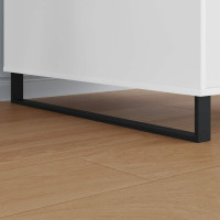 Produktbild för Möbelfötter 12 pcs Svart 796 x 40,5 x 100 mm Järn