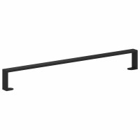Produktbild för Möbelfötter 12 pcs Svart 796 x 40,5 x 100 mm Järn
