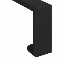 Produktbild för Möbelfötter 12 pcs Svart 796 x 40,5 x 100 mm Järn