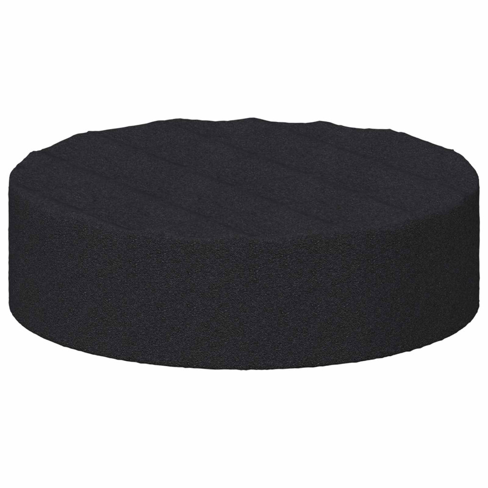 Produktbild för Möbelkuddar 2 pcs Svart Ø 14 x 4 mm EVA