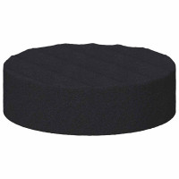 Produktbild för Möbelkuddar 2 pcs Svart Ø 14 x 4 mm EVA