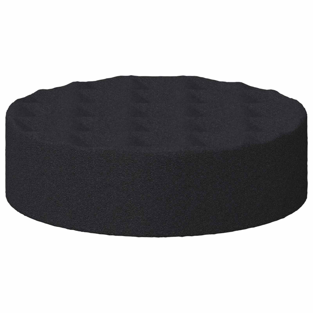 Produktbild för Möbelkuddar 2 pcs Svart Ø 14 x 4 mm EVA