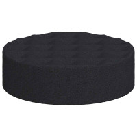 Produktbild för Möbelkuddar 2 pcs Svart Ø 14 x 4 mm EVA