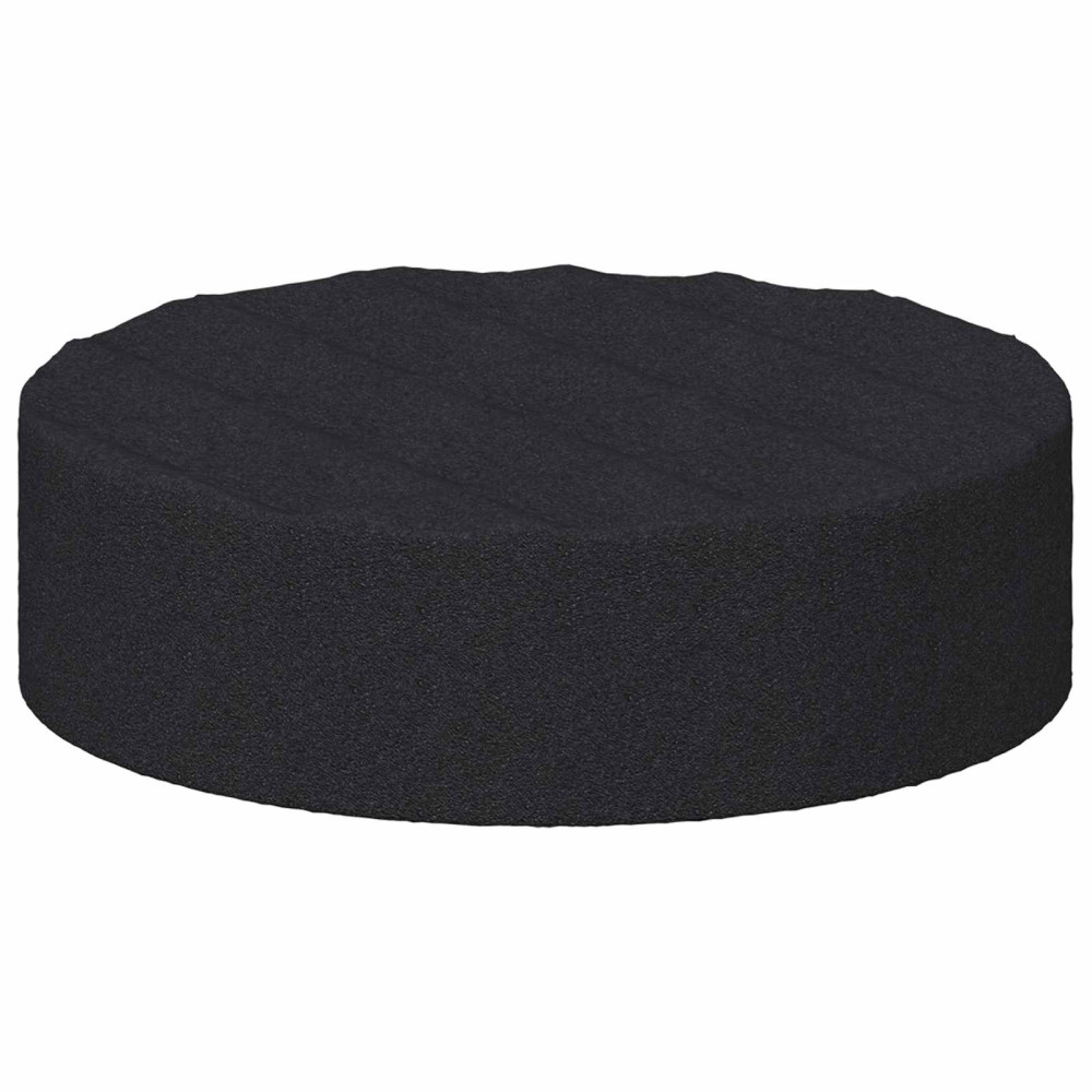 Produktbild för Möbelkuddar 2 pcs Svart Ø 14 x 4 mm EVA