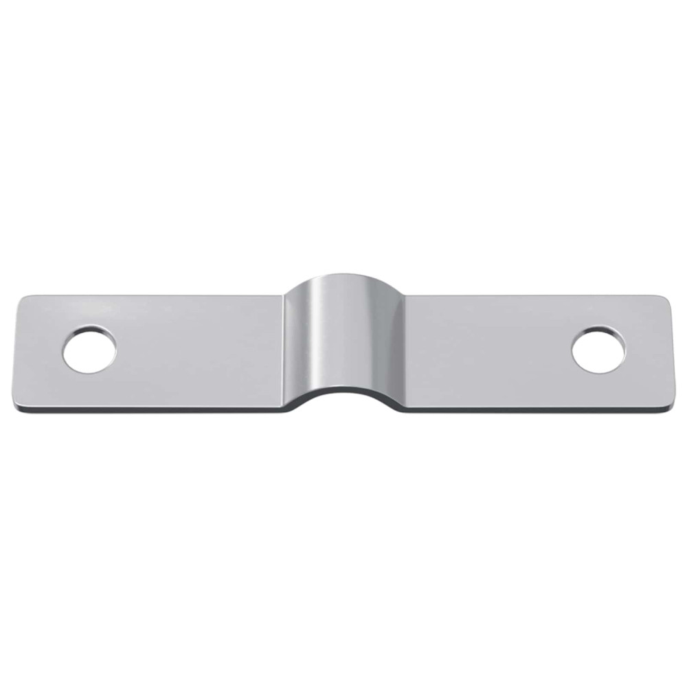 Produktbild för Slagsplåt 2 pcs Silver 50 x 10 x 1,2 mm Järn