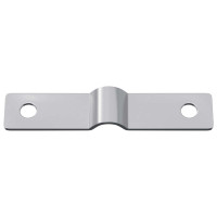 Produktbild för Slagsplåt 2 pcs Silver 50 x 10 x 1,2 mm Järn