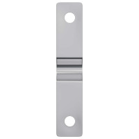 Produktbild för Slagsplåt 2 pcs Silver 50 x 10 x 1,2 mm Järn