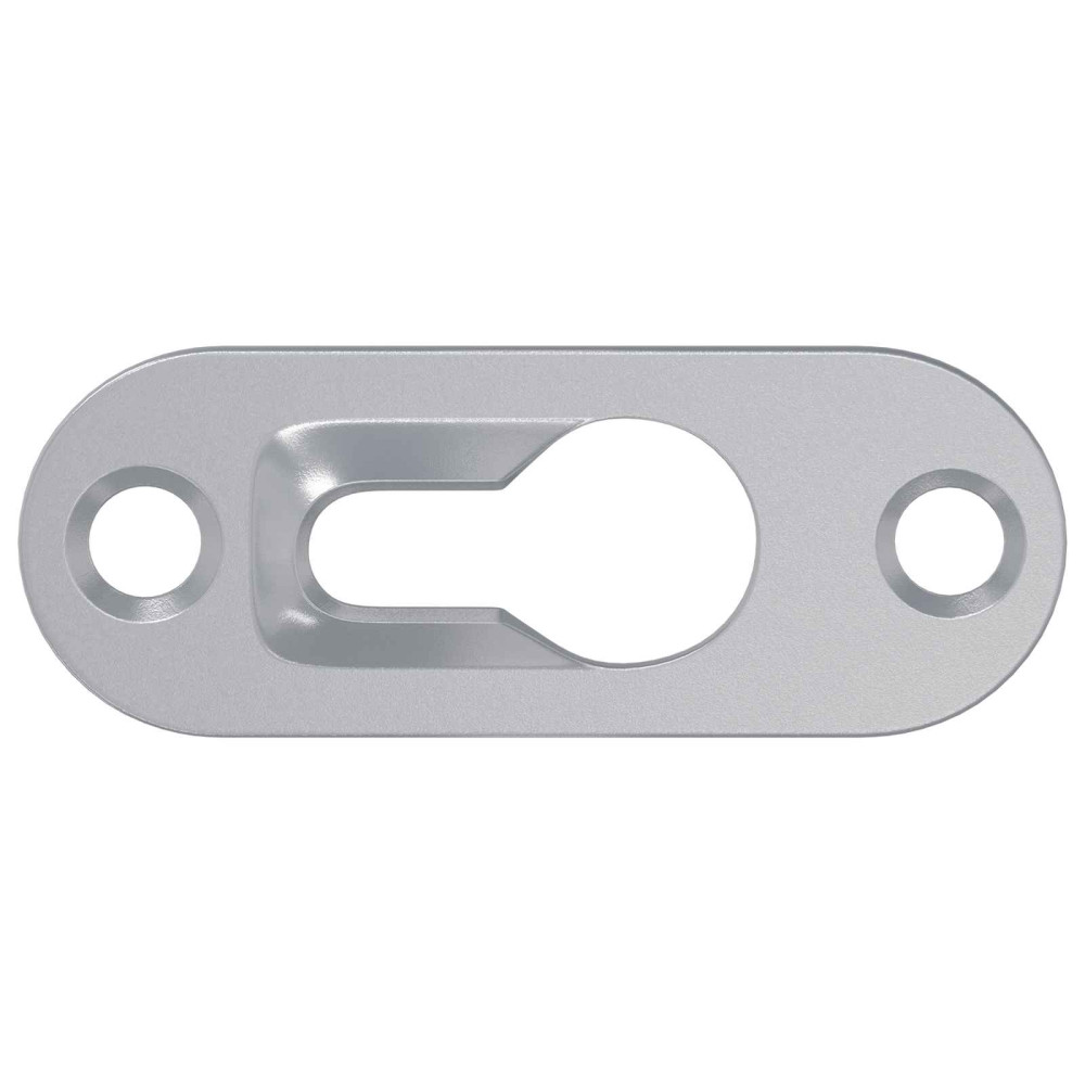 Produktbild för Nyckelhål Hängare 2 pcs Silver 45 x 16 x 3.5 mm Järn