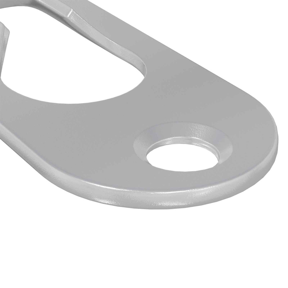 Produktbild för Nyckelhål Hängare 2 pcs Silver 45 x 16 x 3.5 mm Järn