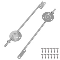 Produktbild för Locket stödgångjärn 2 pcs Silver 194 x 36 x 18 mm Järn