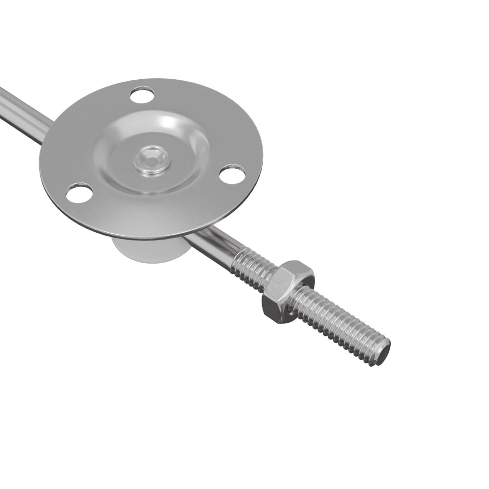 Produktbild för Locket stödgångjärn 2 pcs Silver 194 x 36 x 18 mm Järn