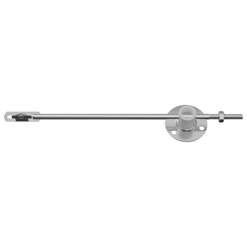 Produktbild för Locket stödgångjärn 12 pcs Silver 194 x 36 x 18 mm Järn