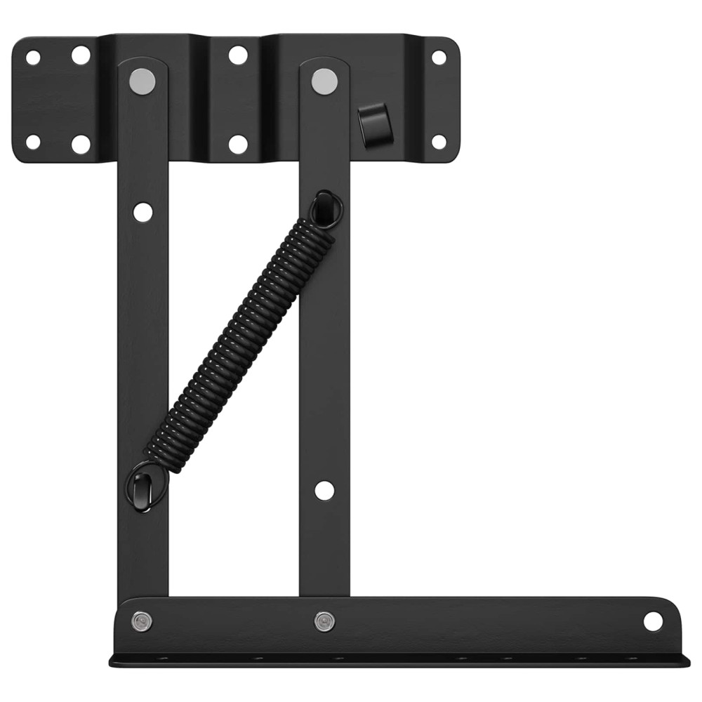 Produktbild för Sänglyftmekanism 2 pcs Svart 340 x 95 x 40 mm Järn