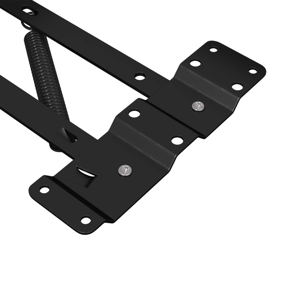 Produktbild för Sänglyftmekanism 2 pcs Svart 340 x 95 x 40 mm Järn