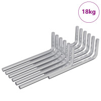 Produktbild för Sexkantnyckel 4675 pcs Silver 20 x 52 mm Stål